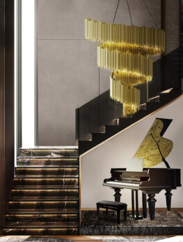 BRUBECK SPIRAL Chandelier